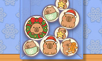 Capybara Xmas Merge oyunu